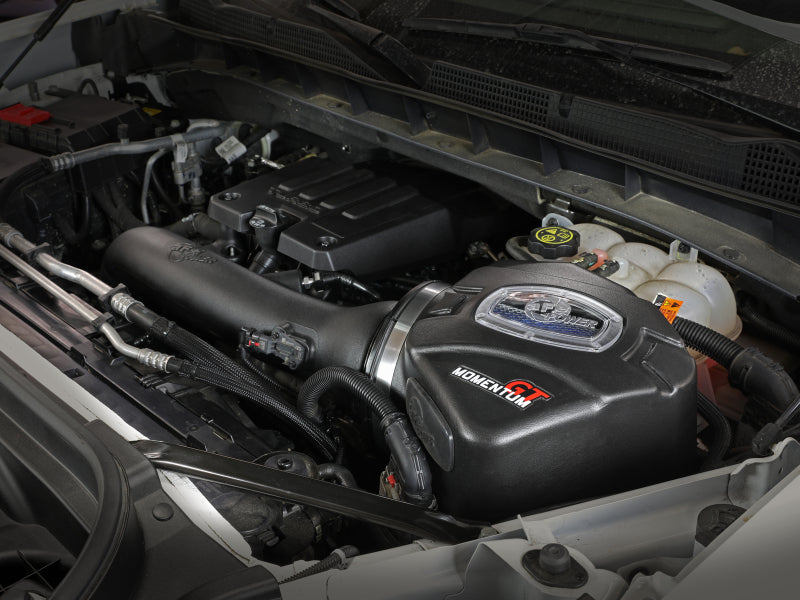 aFe Momentum GT Pro 5R Cold Air Intake System, Part Number 50-70042R, for 2019-2020 Chevrolet Silverado 1500 and GMC Sierra 1500 2.7L Turbo