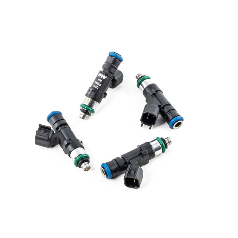 DeatschWerks 550cc Fuel Injectors, Set of 4 – Honda K20/K24 and S2000 F22 Applications, Part Number DWK17U-08-0550-4