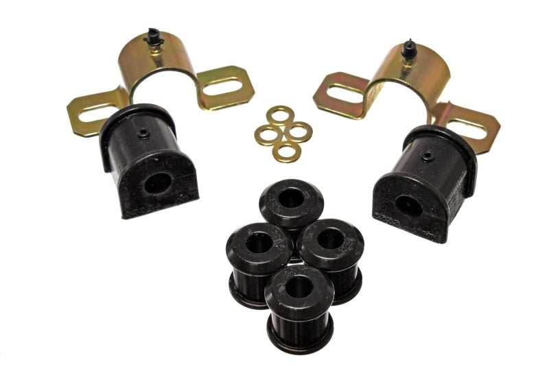 Energy Suspension - eng2.5111G - Jeep 16mm Rear Sway Bar Bushing Set, Black