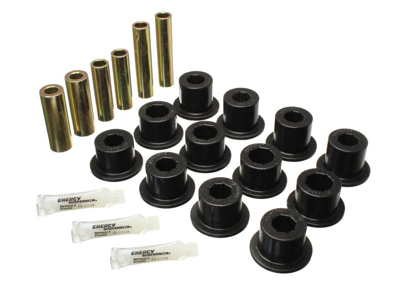 Energy Suspension eng8.2117G 07-21 Toyota Tundra Leaf Spring Bushing Set - Black