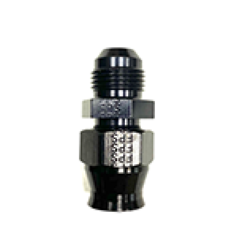 Fragola fra892008-BL -8AN Male x 1/2in Tube AN Adapter Fitting, Black