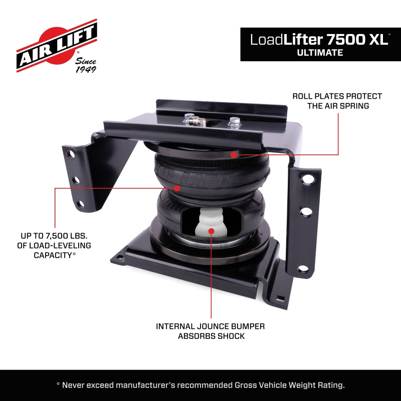 Air Lift LoadLifter 7500 XL Ultimate Air Spring Kit ALF57543 for 2016-2025 Chevrolet Silverado 3500 HD and GMC Sierra 3500 HD