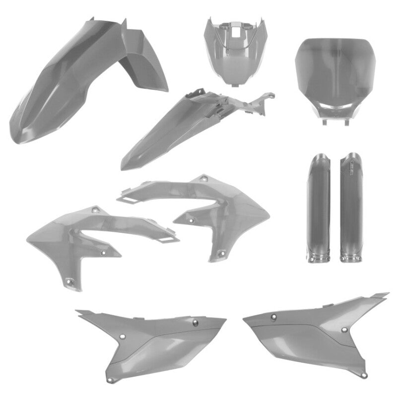 Acerbis Full Plastic Kit with Tank Cover for Yamaha YZ250F, YZ450F, YZ450FX and YZ250FX – Gray, Part Number ACB2979590011
