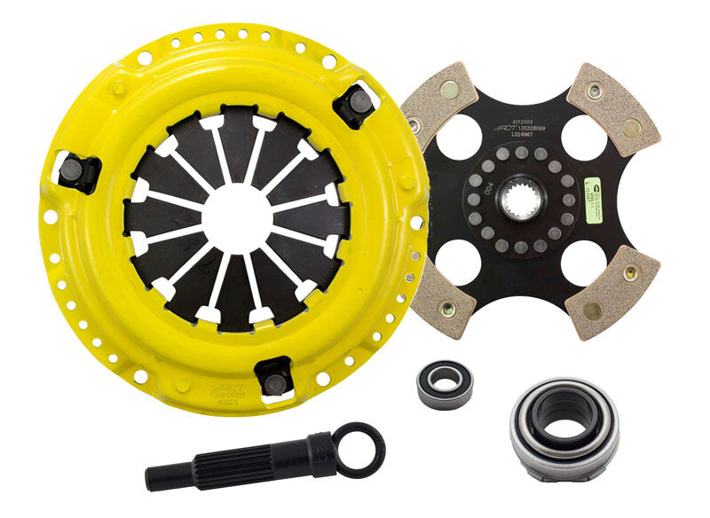 ACT HC4-SPR4 Sport/Race Rigid 4-Pad Clutch Kit for 1990-1991 Honda Civic and CRX