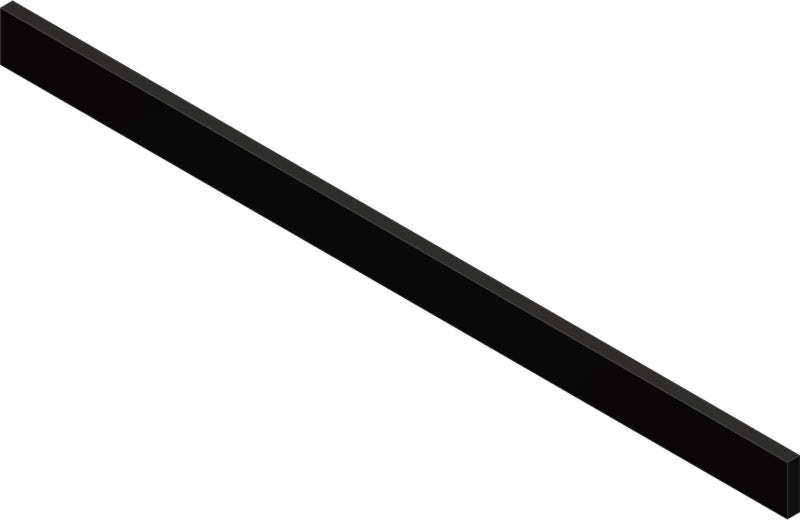 KFI UHMW Wear Bar, 0.75-Inch x 60-Inch, Part KFI106660