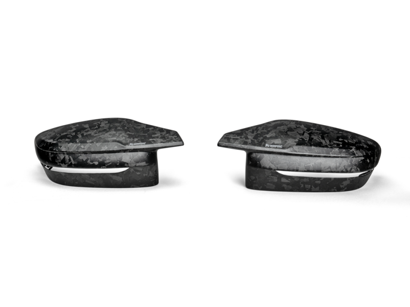 Akrapovic BMW M2, M3 & M4 Chopped Carbon Fiber Mirror Cap Set – Matte, Part Number WM-BM/CA/5/CF