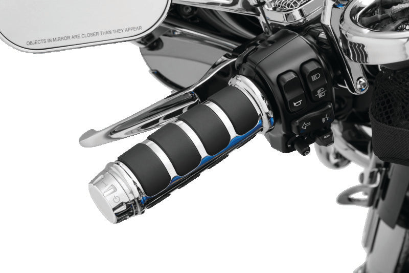 Kuryakyn ISO Grips for Heated Grips, Chrome – Part Number 6780