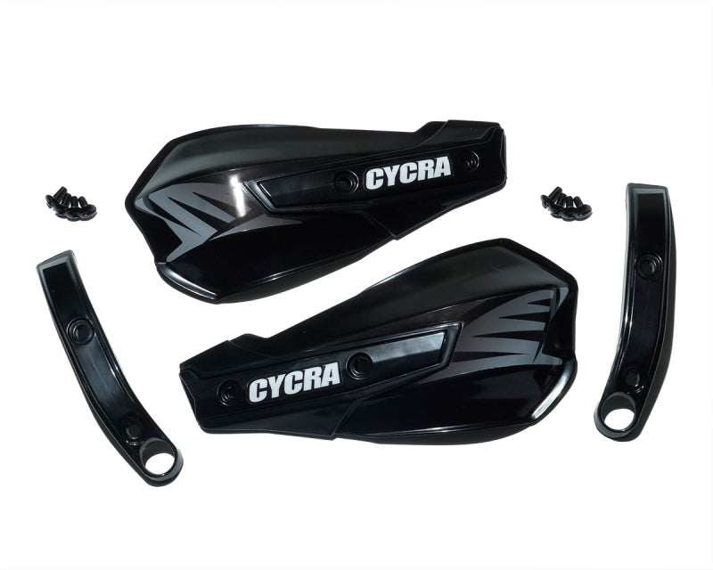 Cycra Vortex Replacement Hand Shields with Abrasion Guards - Black