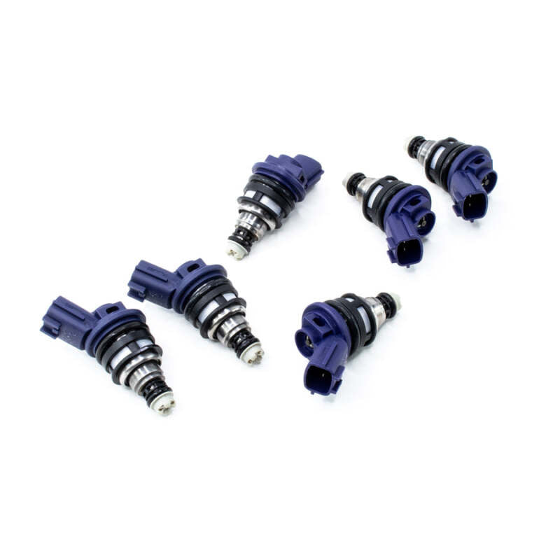 DeatschWerks DWK01J-00-0550-6 550cc Side-Feed Fuel Injectors for Nissan 300ZX and Skyline RB25DET