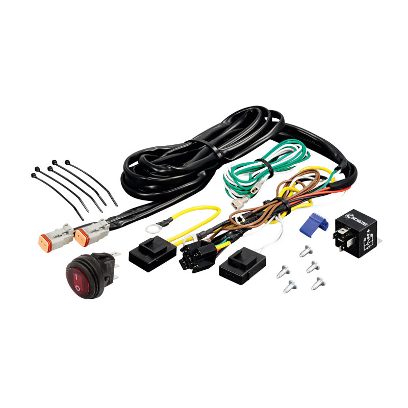KC HiLiTES 6315 Wiring Harness Kit with 40-Amp Relay and LED Rocker Switch