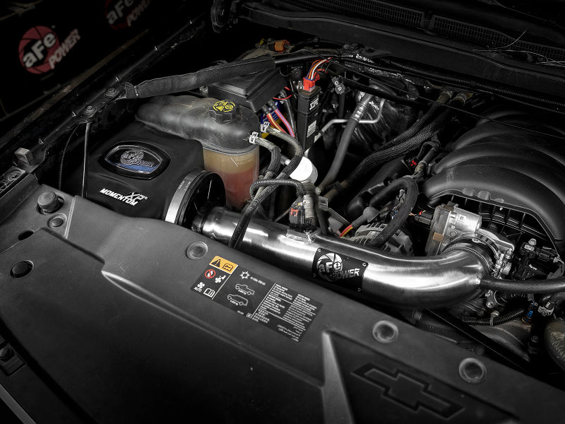 aFe Momentum XP Cold Air Intake System with Pro 5R Filter, Brushed Aluminum, Part Number 50-30028RH