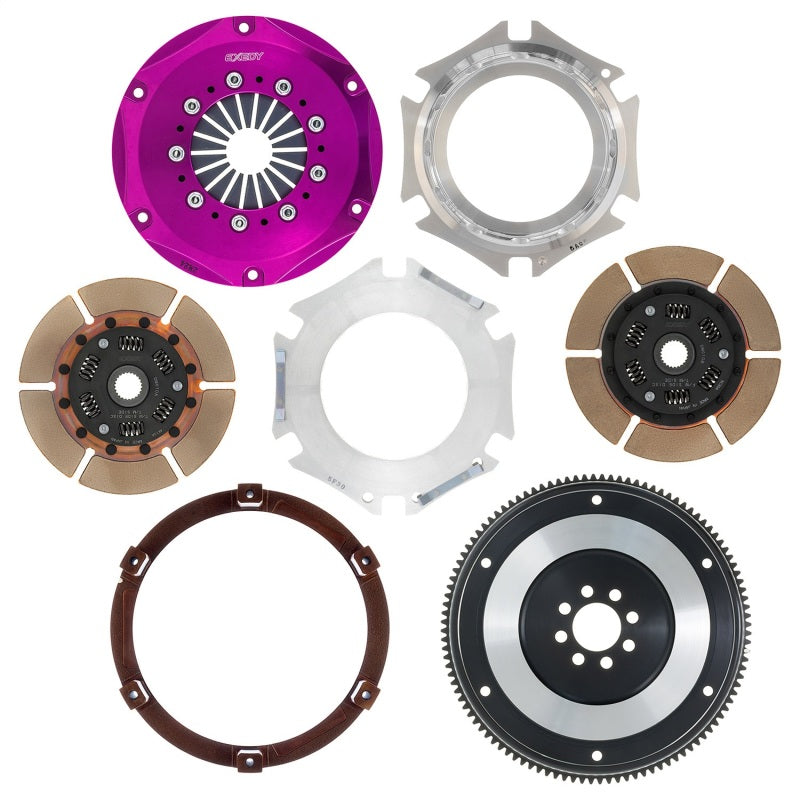 Exedy exeNM012SD Hyper Stage 4 Twin Cerametallic Clutch for 1989-1994 Nissan 240SX