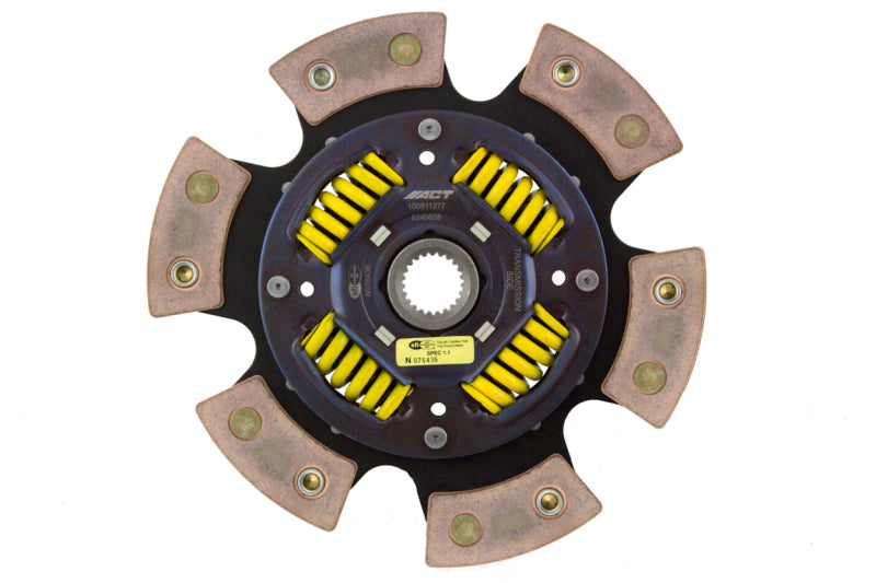 ACT 6240608 6-Pad Sprung Race Clutch Disc for Mitsubishi Lancer