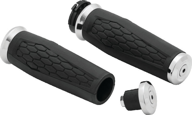 Kuryakyn Hex Grips Dual Cable Chrome - Part Number 5920