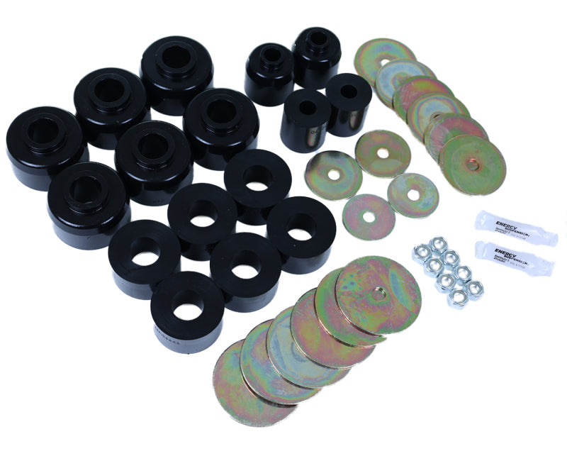 Energy Suspension 508729 - 03-09 Toyota 4Runner/GX470, 07-14 FJ Cruiser Black Body Mount Bushing Set