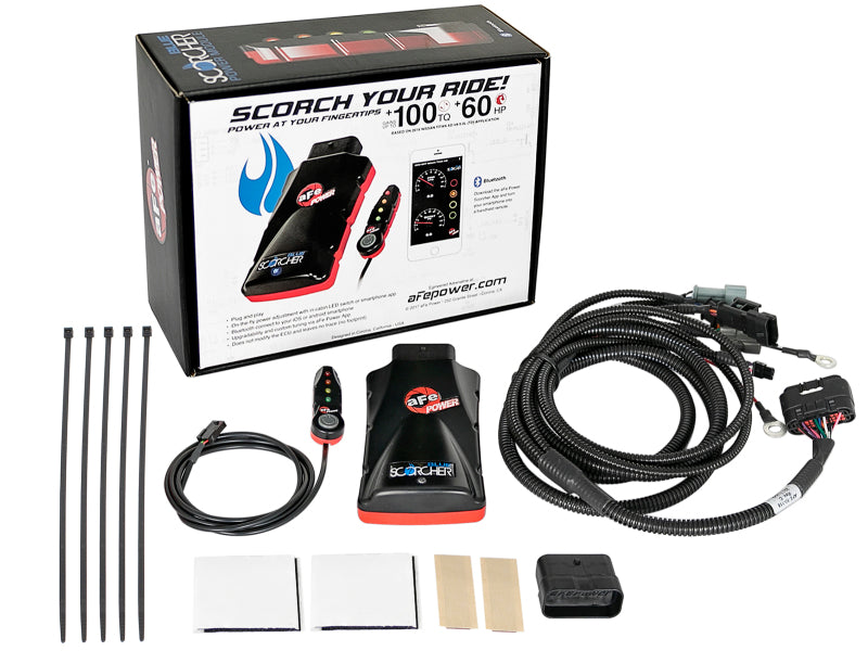 aFe POWER SCORCHER BLUE Power Module, Bluetooth, Ford F-150 and Edge 2.7L V6 EcoBoost, Part Number 77-83017