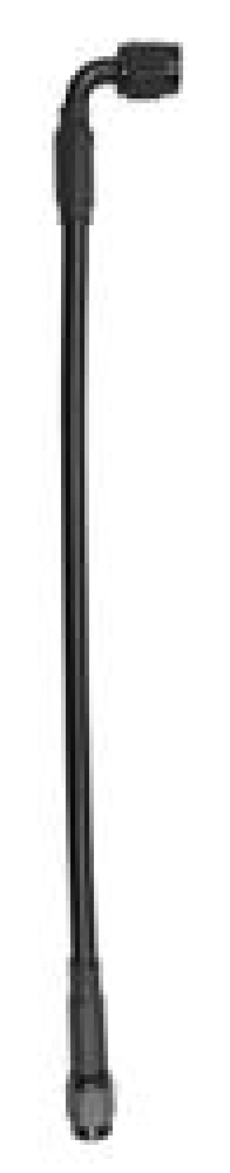 Fragola fra322012-BL -3AN Extended Black Covered Assembly, Straight x 90° 12 in