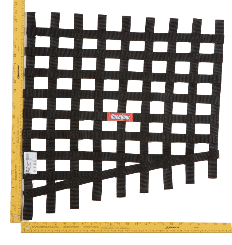 RaceQuip RQP729005RQP Black SFI 27.1 Drag Racing Window Net