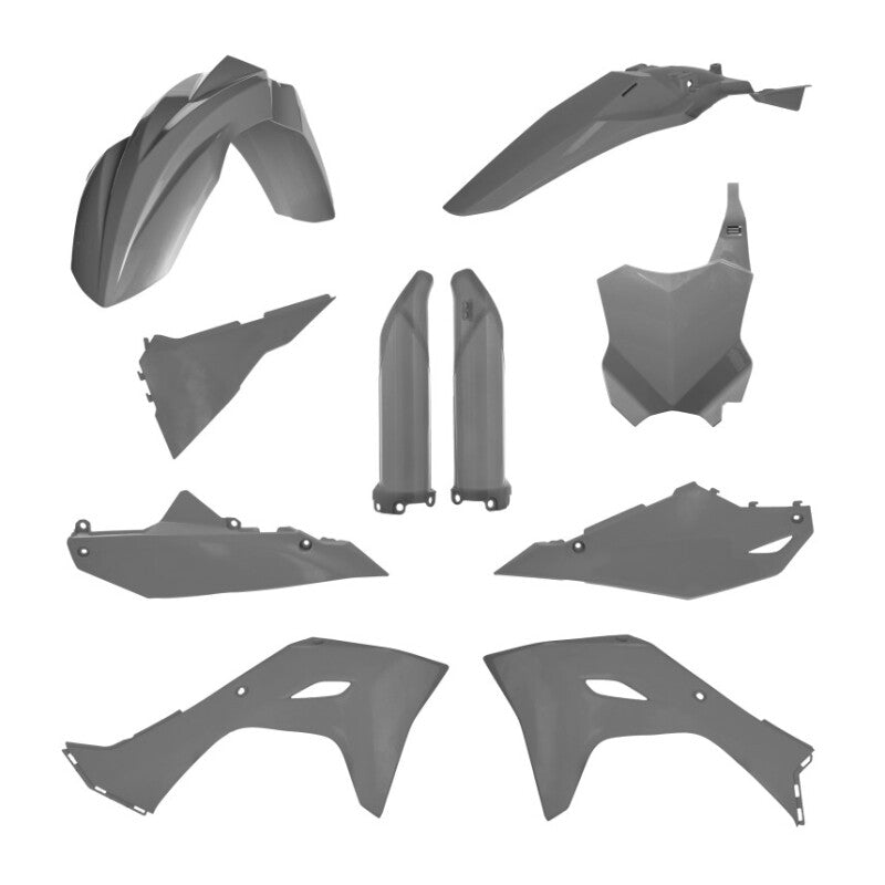 Acerbis Full Plastic Kit for 2025 Kawasaki KX250 and 2024+ KX450, Gray
