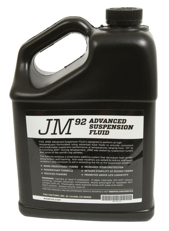 FOX JM92 Advanced Suspension Fluid Gallon, Part Number FOX025-03-012