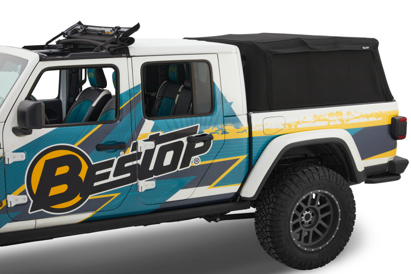 Bestop Supertop for Truck 2 - 2020-2026 Jeep Gladiator 5 ft Bed Black Diamond