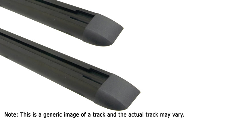 Rhino-Rack rhrRTC14 RTC Tracks with Hardware and End Caps - 55 in Pair