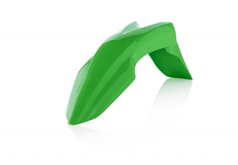 Acerbis Front Fender for 2010-2014 Kawasaki KLX110 and KLX110L, Green, Part Number ACB2780460006