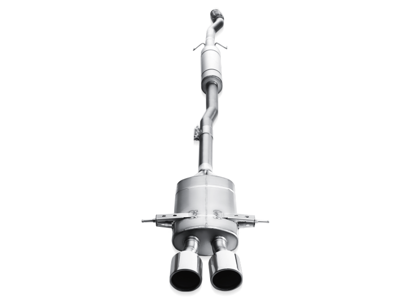 Akrapovic Evolution Line Cat-Back Exhaust for 2007-2014 MINI Cooper S R56/R57, Part Number akrME-MIN/TI/1H