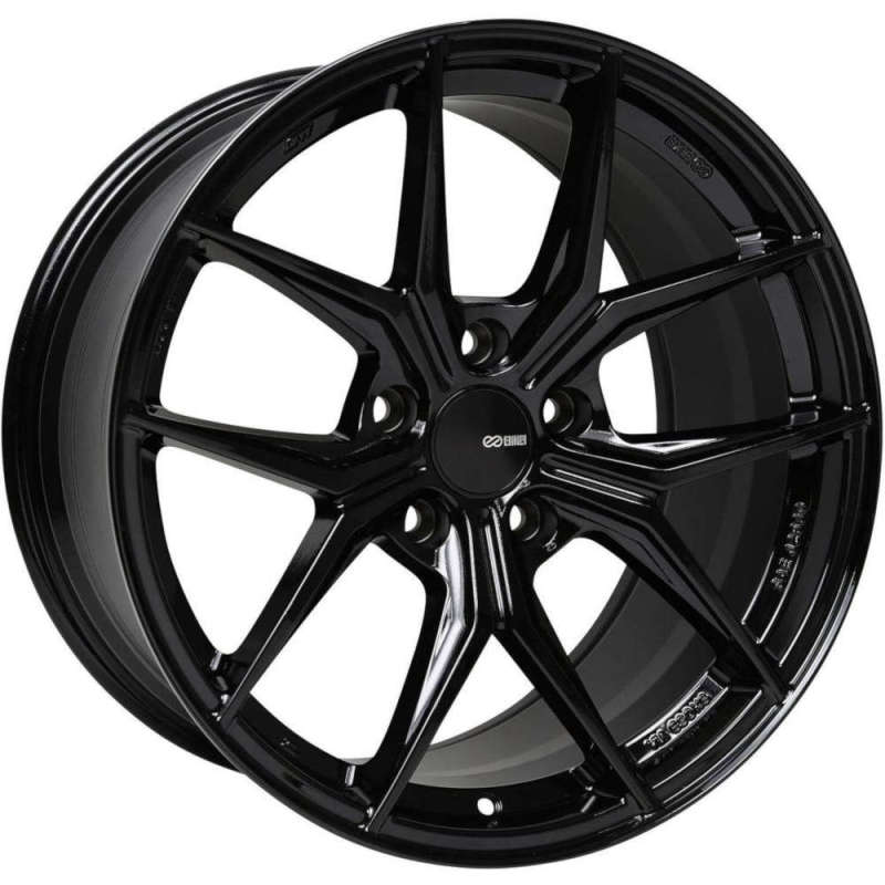 Enkei - enk529-295-1240BK - TSR-X Gloss Black Wheel