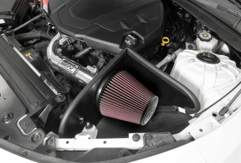 K&N 69-4535TP Typhoon Short Ram Air Intake for 2016-2023 Chevrolet Camaro 3.6L