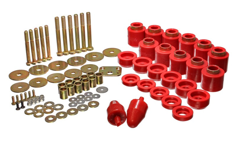 Energy Suspension eng2.4108R 1-Inch Body Lift Kit - Red