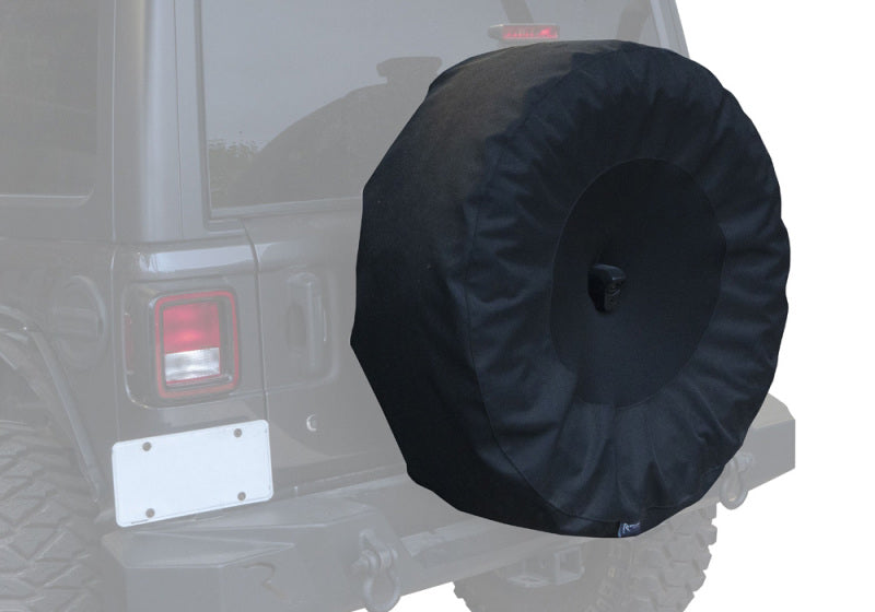Rampage - ram773565 - 2018-2019 Jeep Wrangler (JL) Sport 2-Door Spare Tire Cover with Camera Slot, 33-35 in., Black