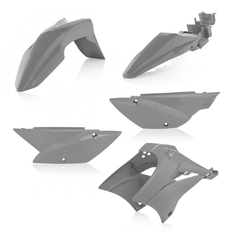 Acerbis Plastic Kit for 2010–2014 Kawasaki KLX110/KLX110L, Gray – Part Number ACB2780500011