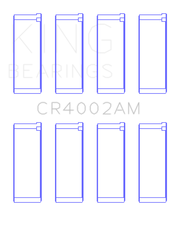 King Engine Bearings CR4002AM Standard Rod Bearing Set for Ford, Kia and Mazda Engines