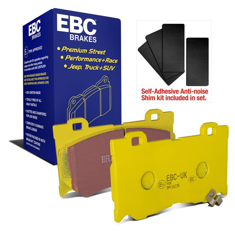 EBC Yellowstuff Front Brake Pads for 2008–2013 Infiniti FX50 5.0 – DP41823R