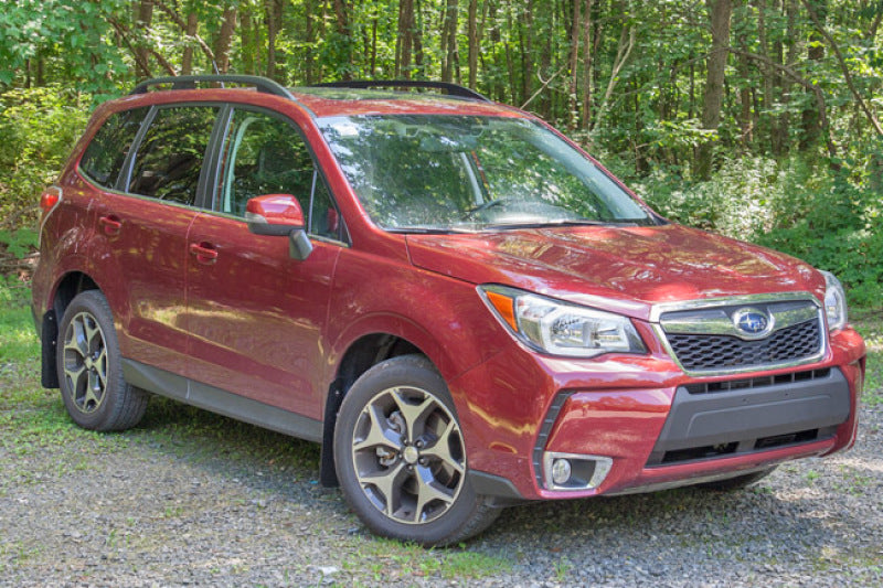 Rally Armor - ralMF28-UR-BLK/RD - 2014-2015 Subaru Forester Black Mud Flaps with Red Logo
