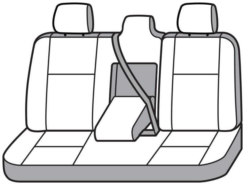 Covercraft 2024+ Toyota Corolla Cross Endura Waterproof SeatSaver 2nd Row Seat Covers - Black