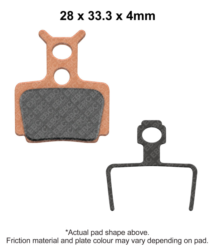 EBC Powersports CFA470 X-Country Front and Rear Brake Pads for 2024-2025 KTM SX 50