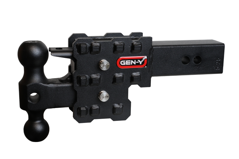 Gen-Y Hitch Phantom-X 2.5-inch Solid Shank Hitch with 16K Towing Capacity and Dual-Ball System