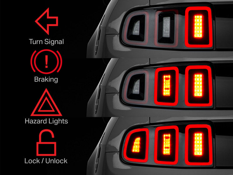 Raxiom - rax301042 - 10-22 Ford Mustang Tail Light Sequencer Plug-and-Play