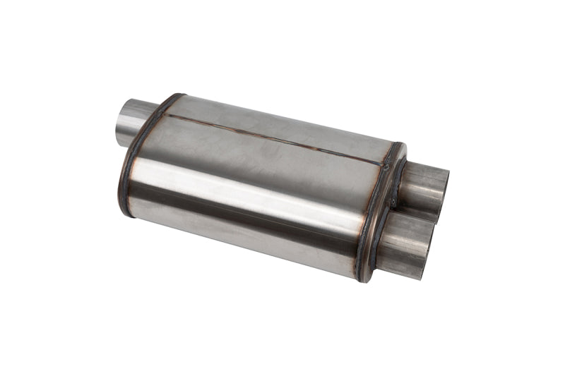 CORSA Performance PRO Series Tuned 304 Stainless Steel Muffler - 3.0-inch Single Inlet / Dual Outlet