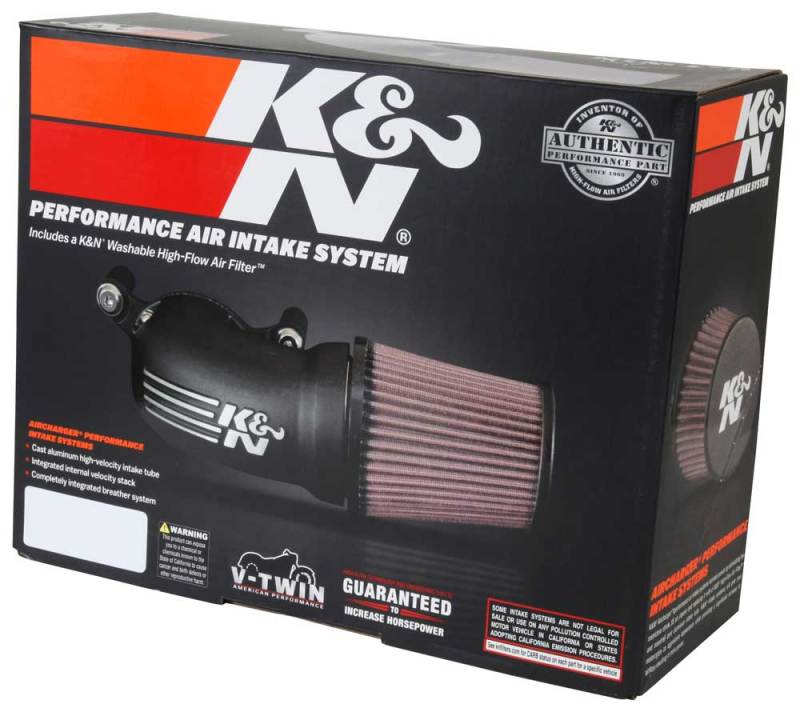 K&N Engineering 57-1134 FIPK Performance Air Intake System for 2008-2009 Harley-Davidson Touring Models