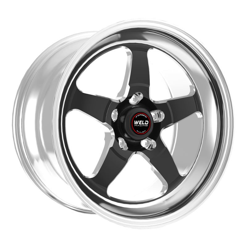 Weld S71 17x9 / 5x4.5 BP / 5.8in. BS Black Wheel (Medium Pad) - Non-Beadlock