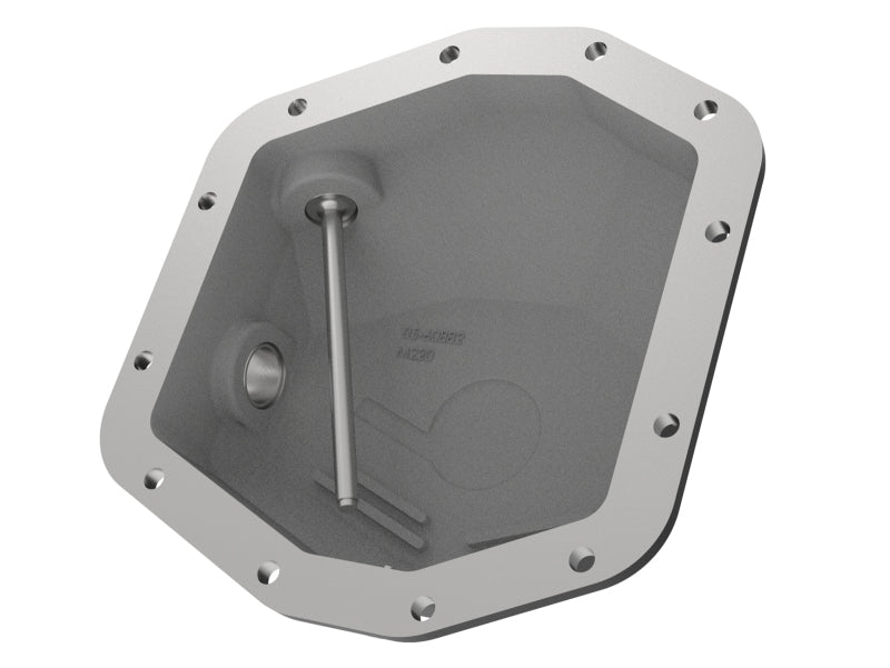 aFe Pro Series Rear Differential Cover with Machined Fins, Black, Part Number 46-71000B, Jeep Wrangler JL Dana M220
