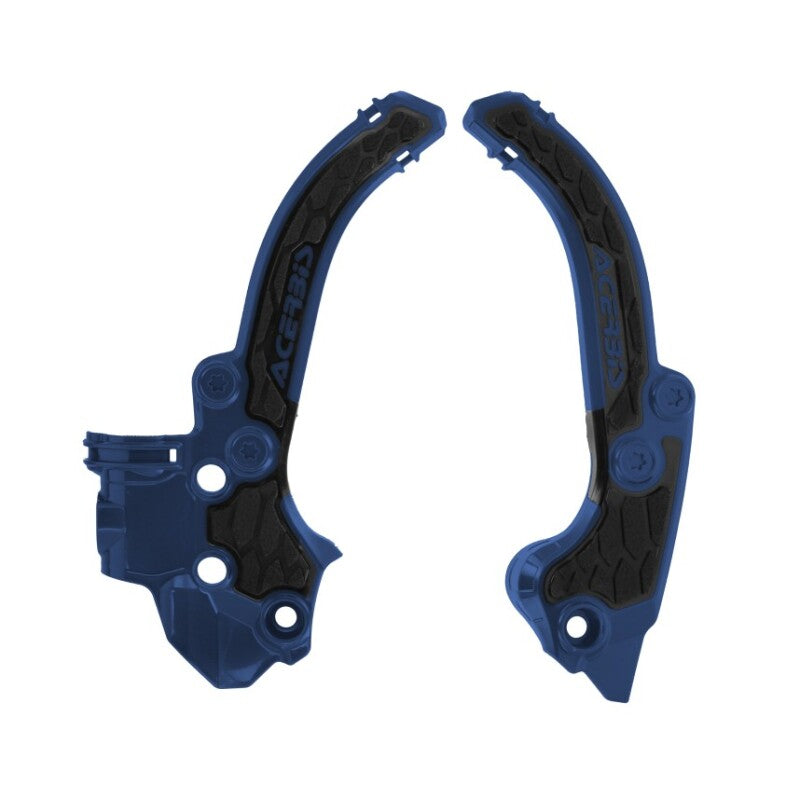 Acerbis X-Grip Frame Guard for 2024–2026 GasGas MC 50 and Husqvarna TC 50, Blue/Black