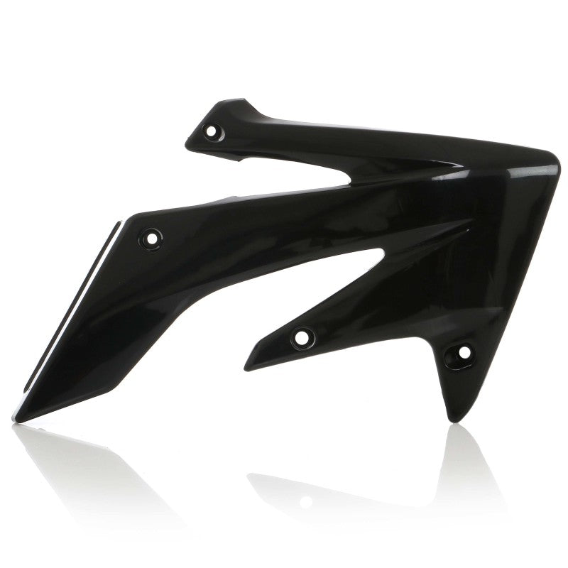 Acerbis AC-B2043630001 Black Radiator Shroud for 2004-2009 Honda CRF250R and 2004-2008 CRF250X