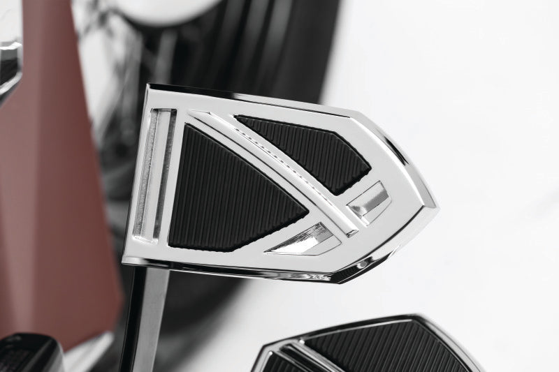 Kuryakyn Phantom Brake Pedal Pad for 2018-Up Harley-Davidson FL Softails with Rider Floorboards, Chrome - Part #5754
