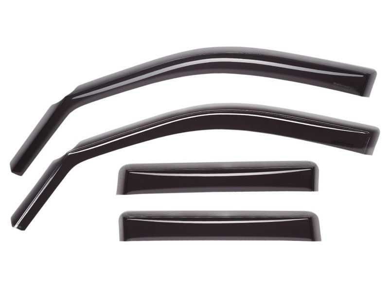 WeatherTech Side Window Deflectors for Dodge Challenger 2011-2013, Dark Tint, Part Number WET82713IM