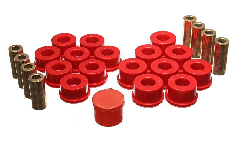 Energy Suspension 2.3109R Control Arm Bushings - Rear - Red