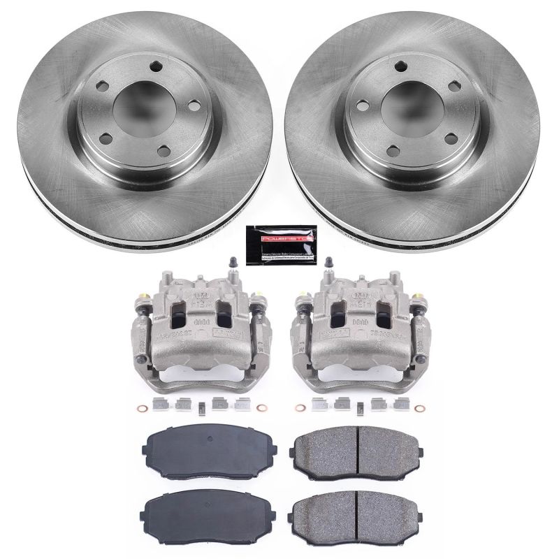Power Stop 07-09 Ford Edge Autospecialty Kit w/ Calipers - Front